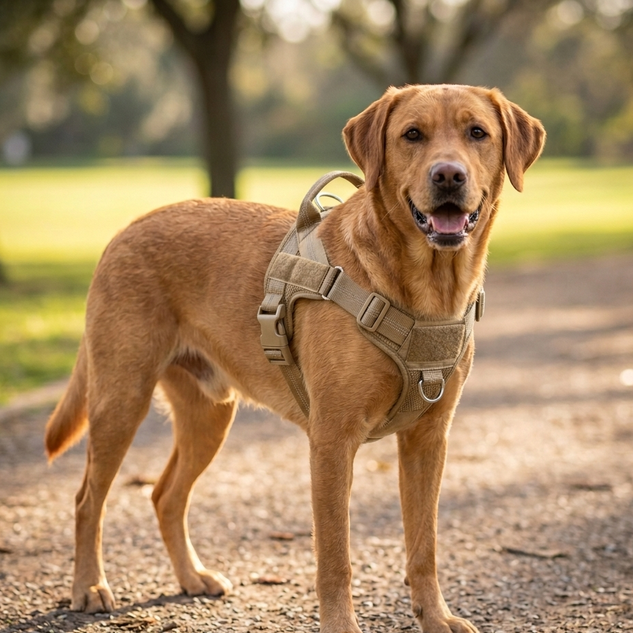 Easy-Fit No-Pull Dog Harness — Lightweight Anti-Burst Reflective Vest for Active Breeds