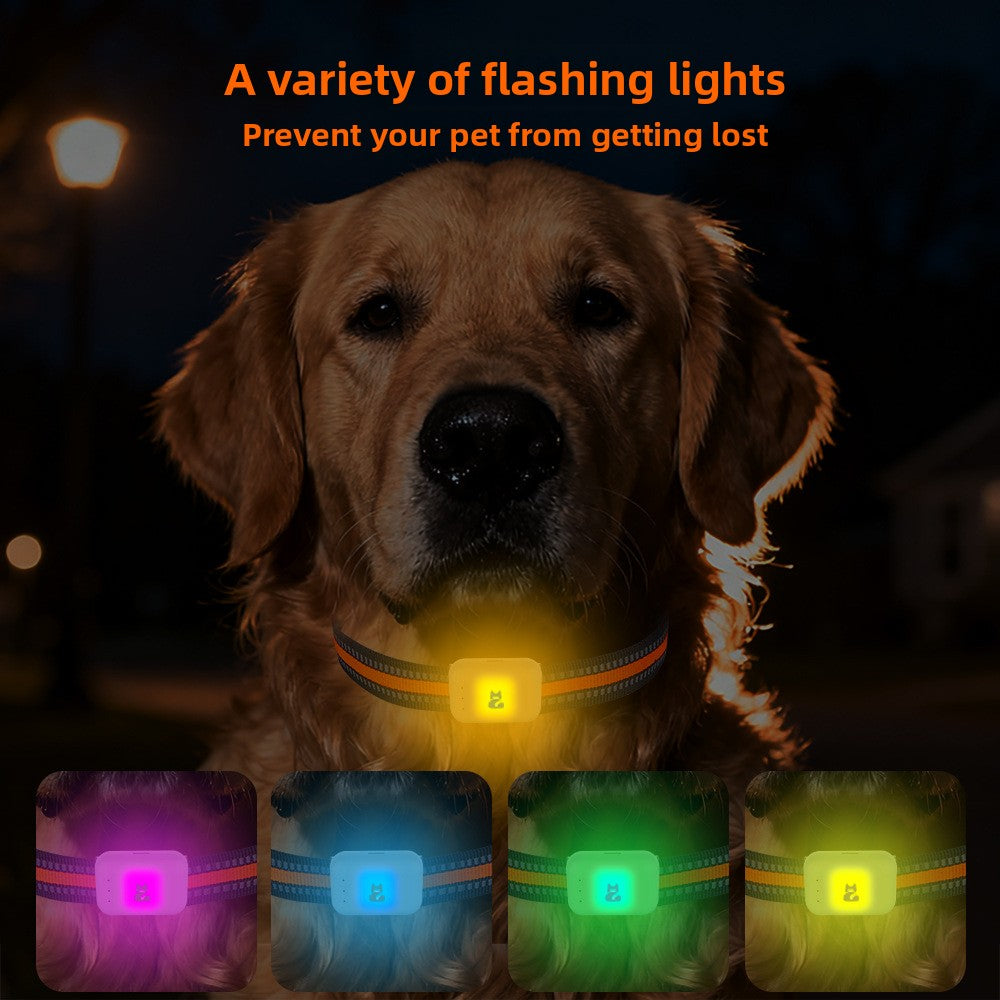 Pet GPS tracker charging via Micro USB, 850mAh long battery life
