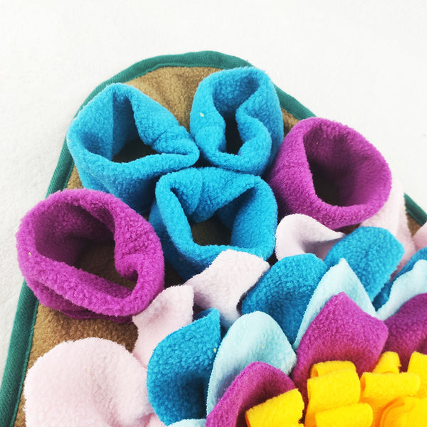 Sunflower Snuffle Mat for dogs - interactive feeder