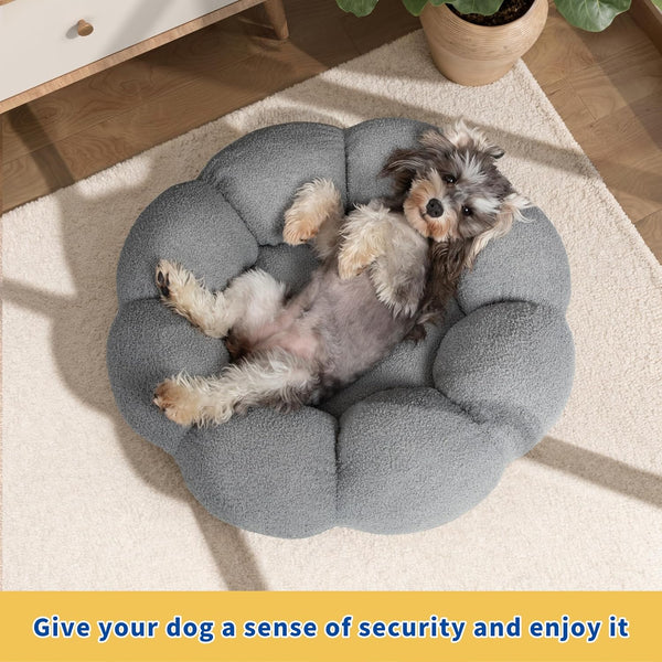 Cloud Soft Flower Pet Bed for dogs and cats