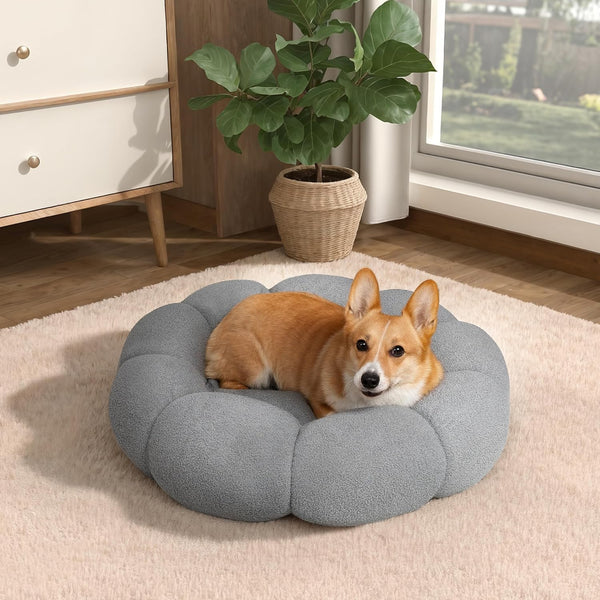 Cloud Soft Flower Pet Bed for dogs and cats