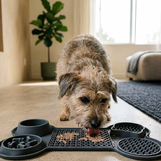 Slow Feeder Silicone Lick Mat for Dogs & Cats