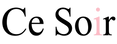 Logo of 'Ce Soir' with 'Ce' in black, 'Soir' in black with a pink dot, on a white background.