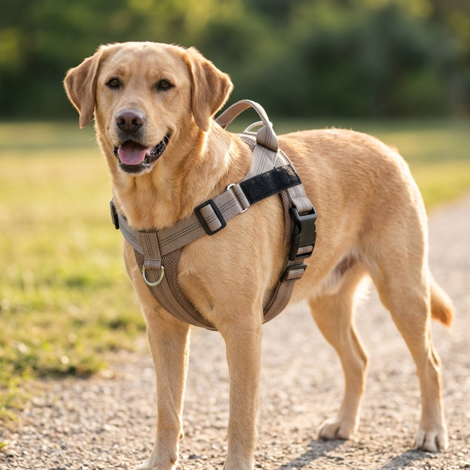 Easy-Fit No-Pull Dog Harness — Lightweight Anti-Burst Reflective Vest for Active Breeds
