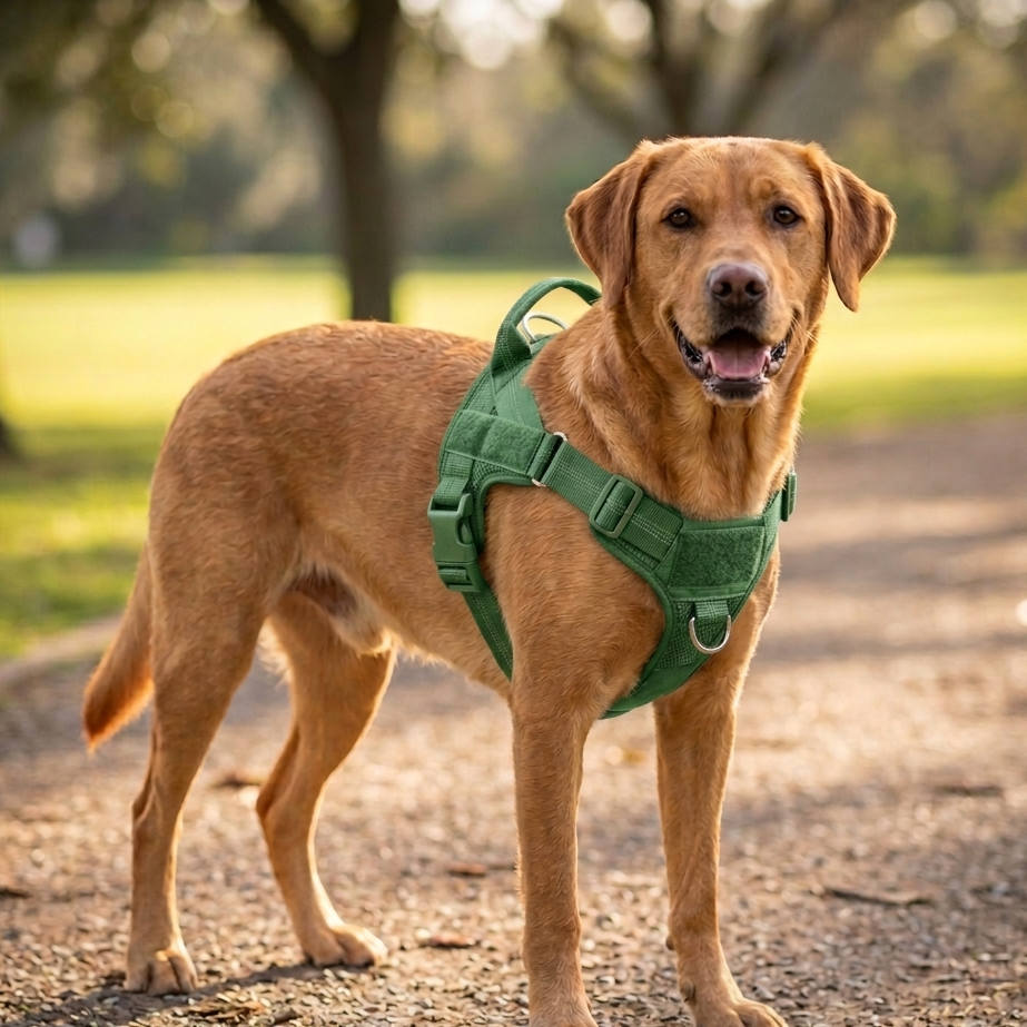Easy-Fit No-Pull Dog Harness — Lightweight Anti-Burst Reflective Vest for Active Breeds