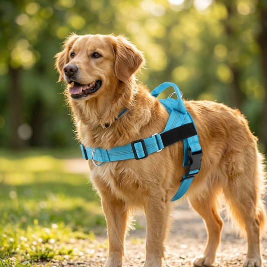 Easy-Fit No-Pull Dog Harness — Lightweight Anti-Burst Reflective Vest for Active Breeds