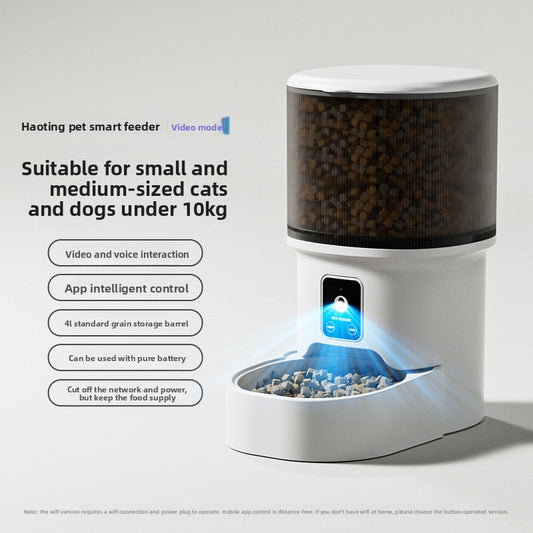 Automatic Smart Pet Feeder with WiFi Camera