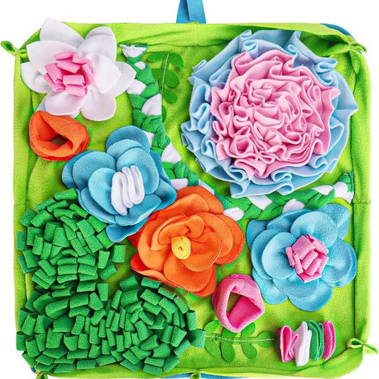 Garden Style Pet Sniffing and Slow-Feeding Mat